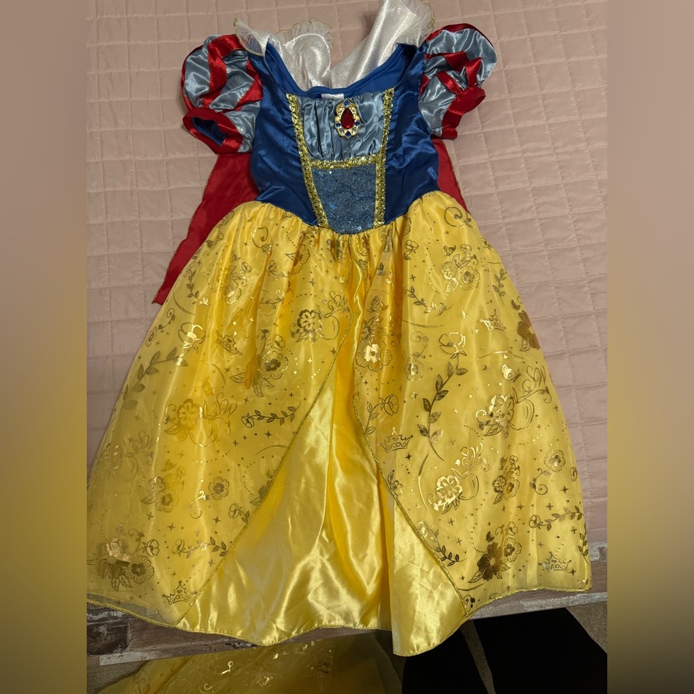 Disney Snow White Kids Costume - Vibrant Red, Blue, Yellow